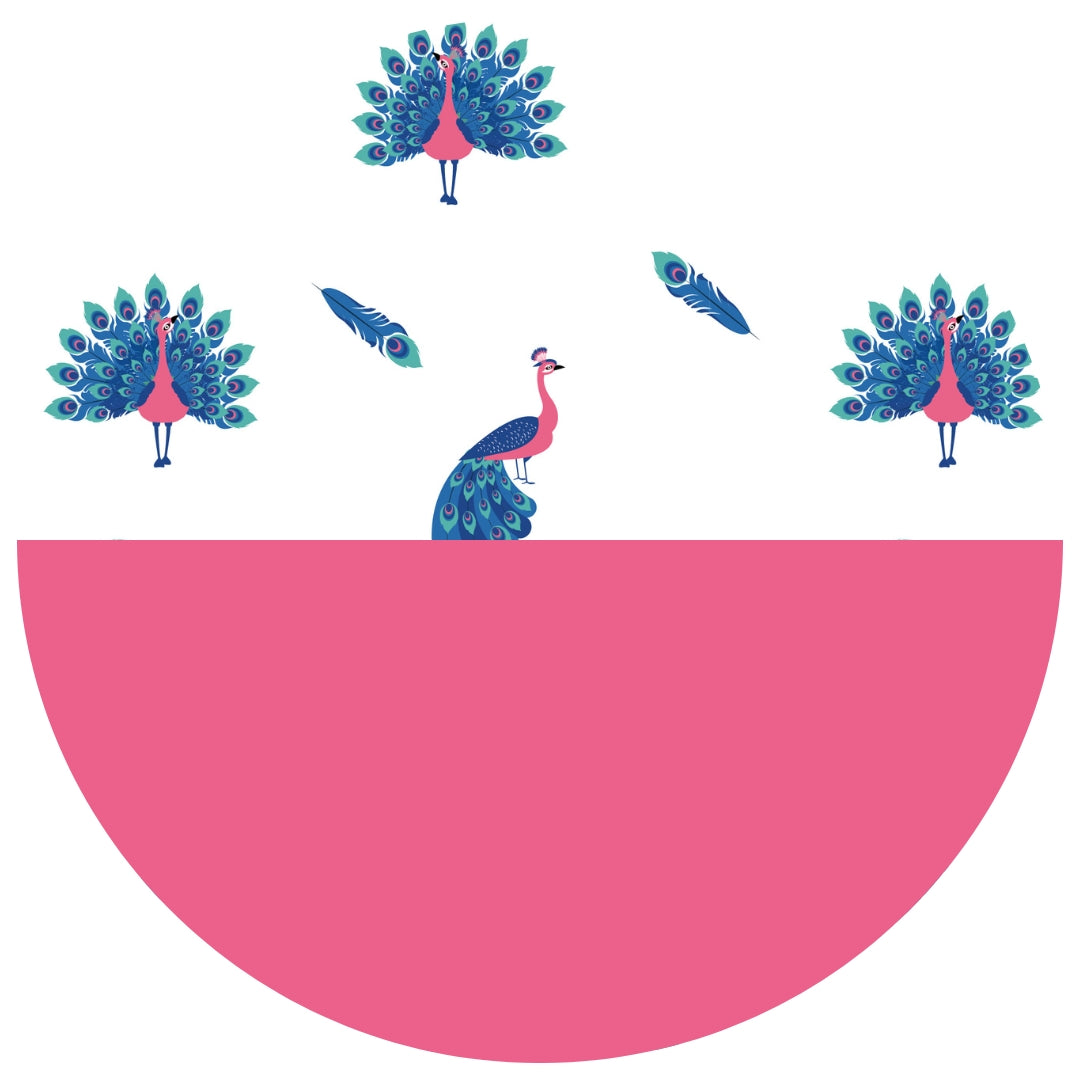 Peacock || Hibiscus