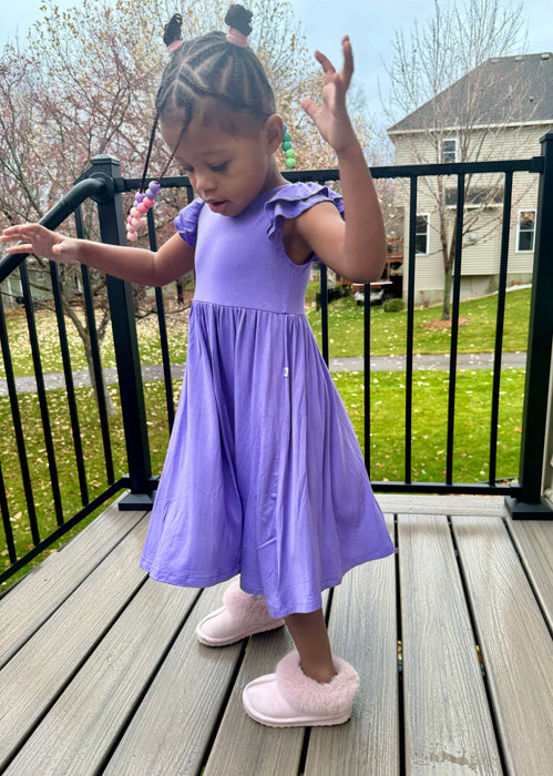 Aster | Toddler Flutter Dress