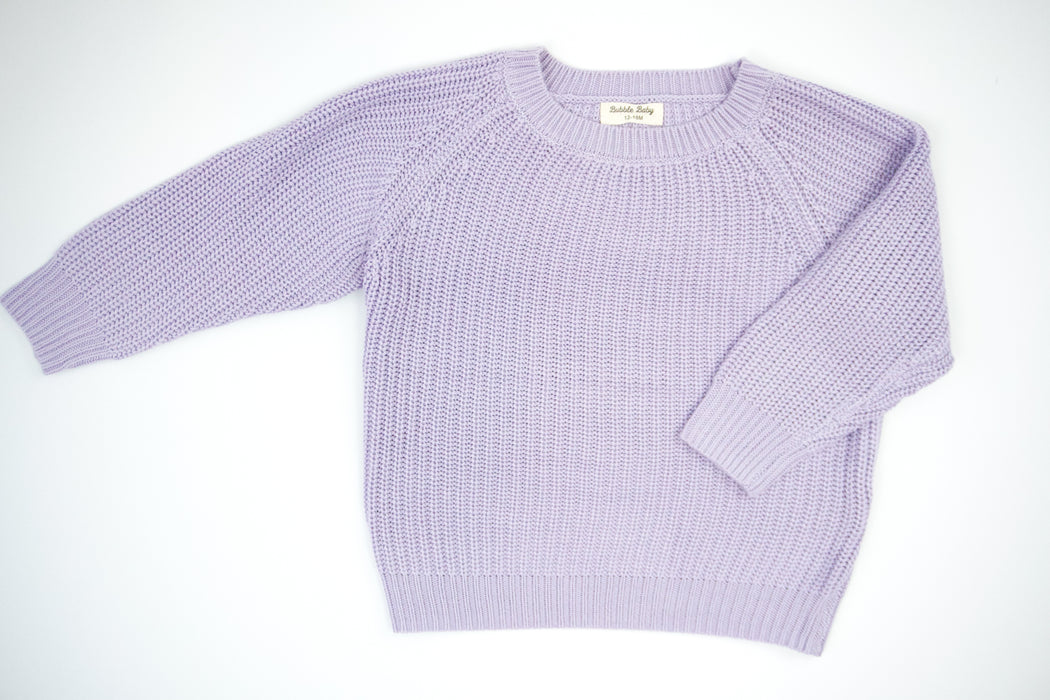 Lilac || Children’s Chunky Knit Sweater
