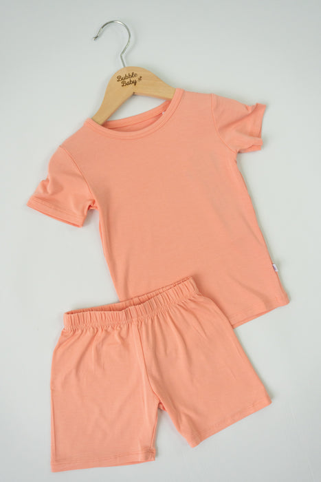 Peach | Short Sleeve Pajamas