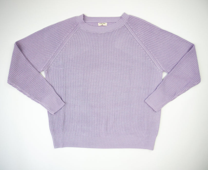 Lilac || Adult Chunky Knit Sweater