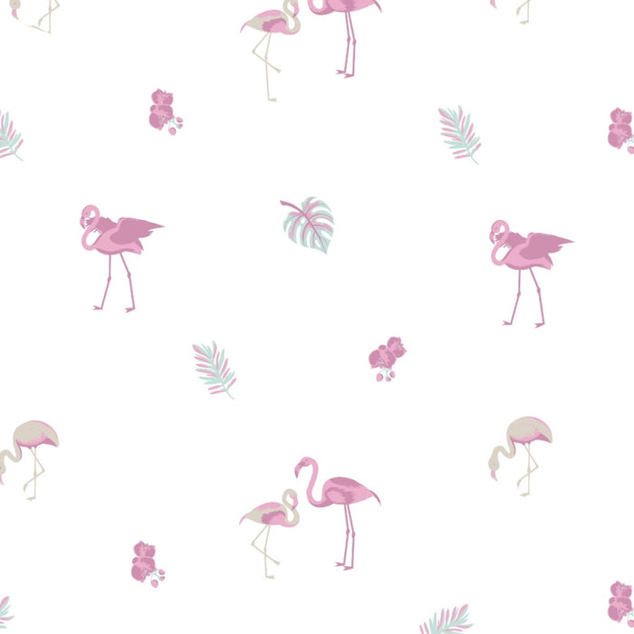 Flamingo | Short Snap Romper
