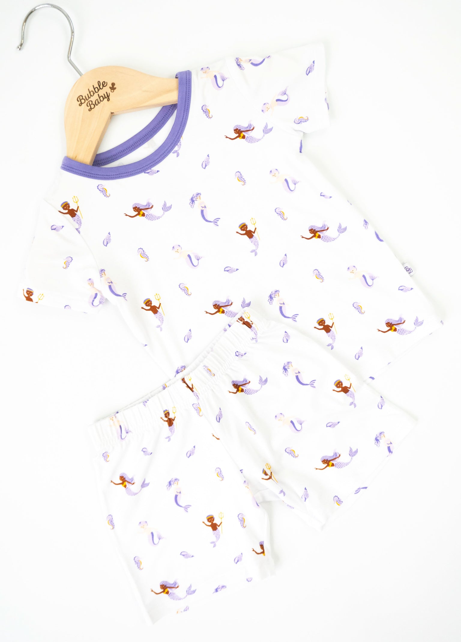 Baby Joy Embroidered Short Sleeve Bubble- Pink