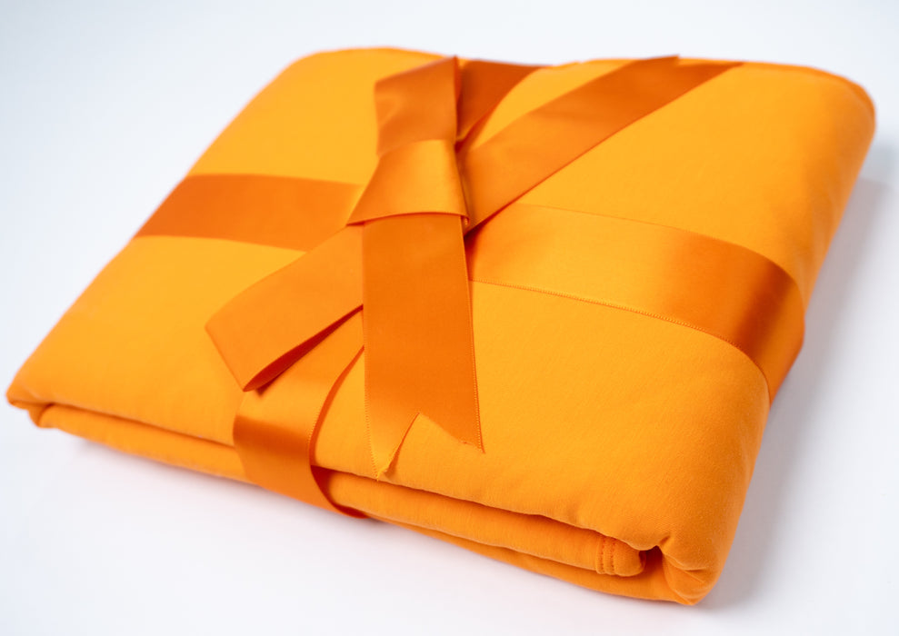 Pumpkin | Posy Quilted Blanket 35x35"