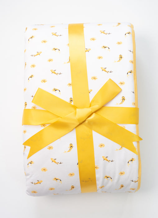 Koi | Blossom Quilted Blanket 85x65”