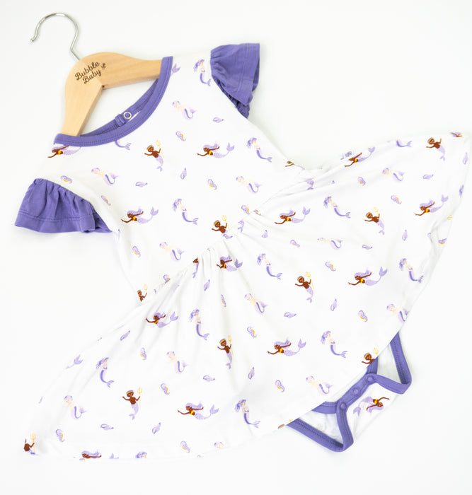 Mermaid | Flutter Bodysuit Dress