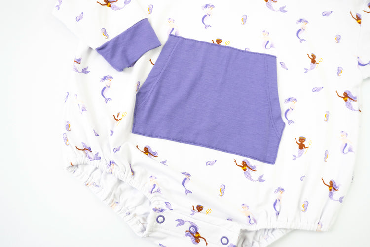 Mermaid | Long Sleeve Bubble Romper
