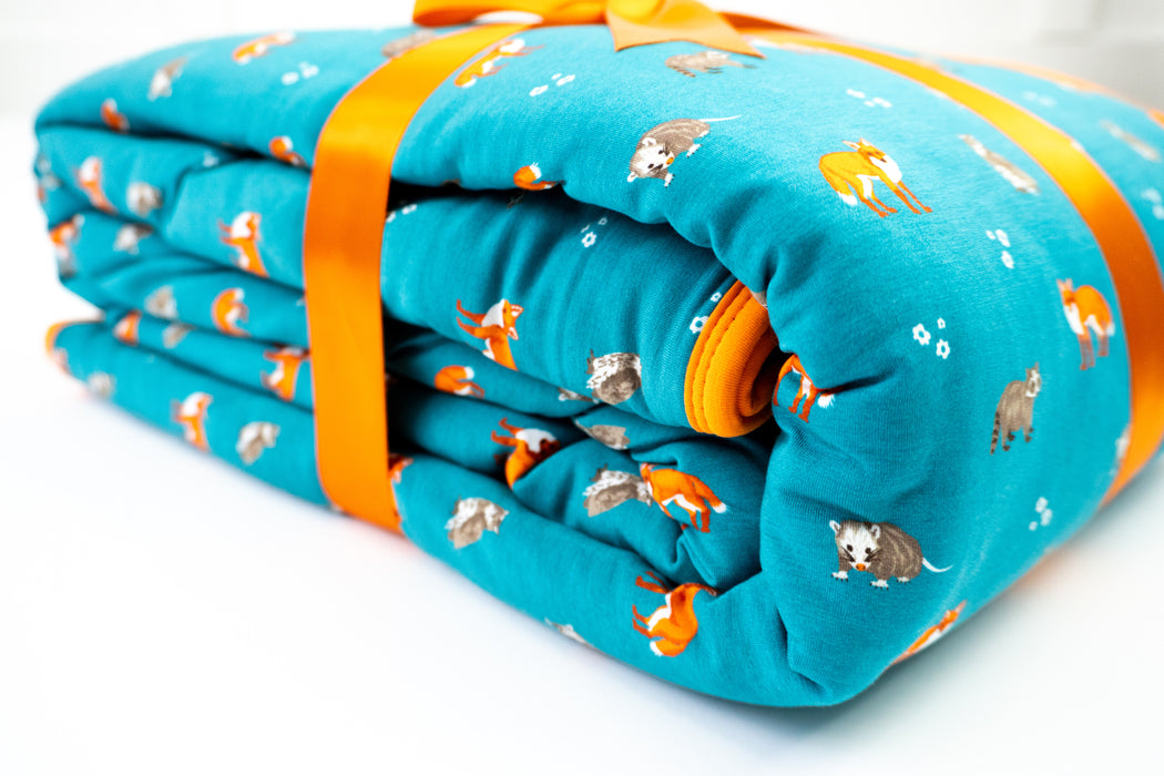 Critters | Blossom Quilted Blanket 85x65”