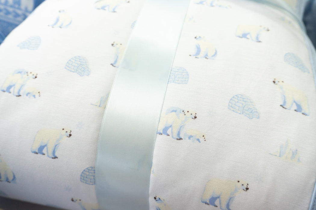 Polar Bear | Blossom Quilted Blanket 85x65”