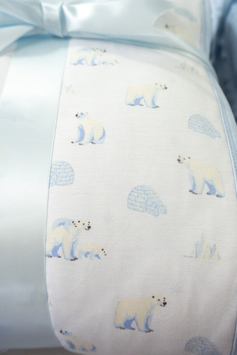 Polar Bear | Blossom Quilted Blanket 85x65”