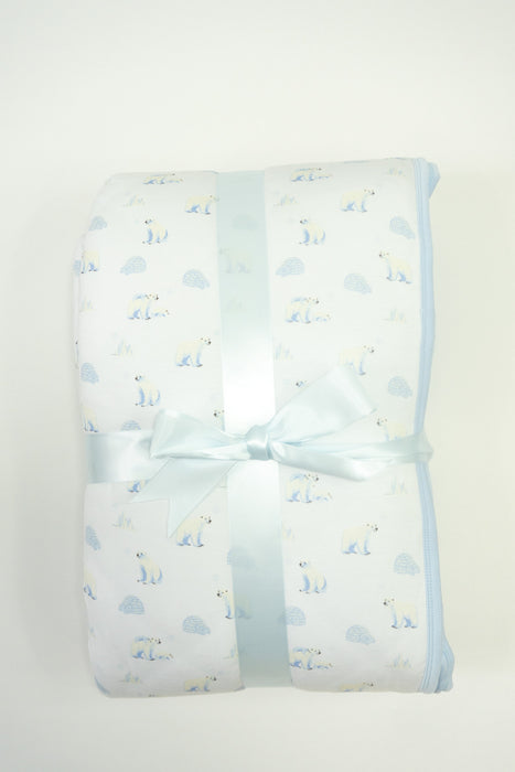 Polar Bear | Blossom Quilted Blanket 85x65”