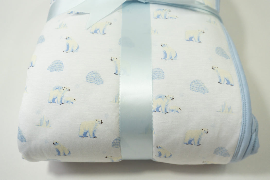 Polar Bear | Bloom Quilted Blanket 70x50”