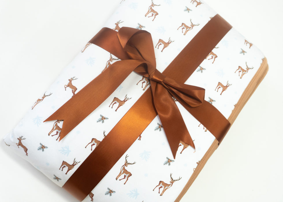 Reindeer | Bloom Quilted Blanket 70x50”