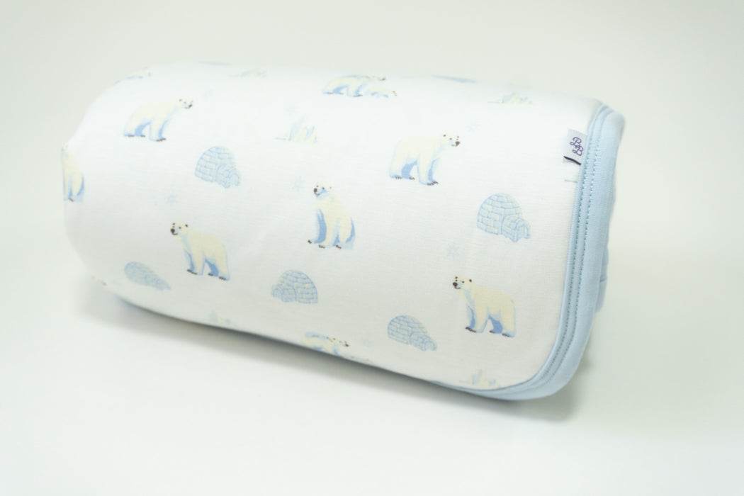 Polar Bear | Floret Quilted Blanket 26x35”