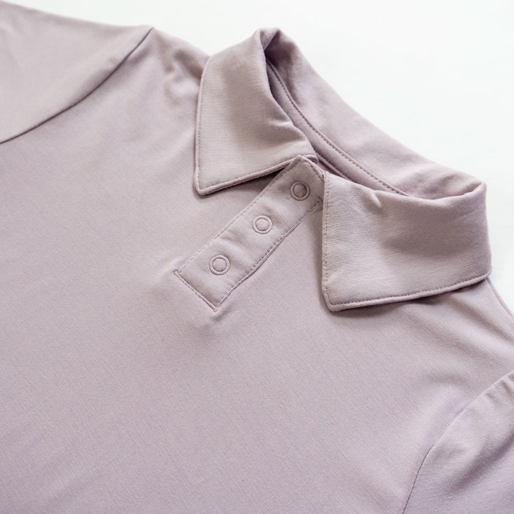 Mauve | Polo Romper