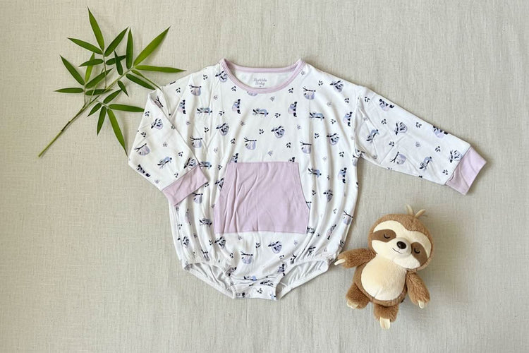 Sloths | Long Sleeve Bubble Romper