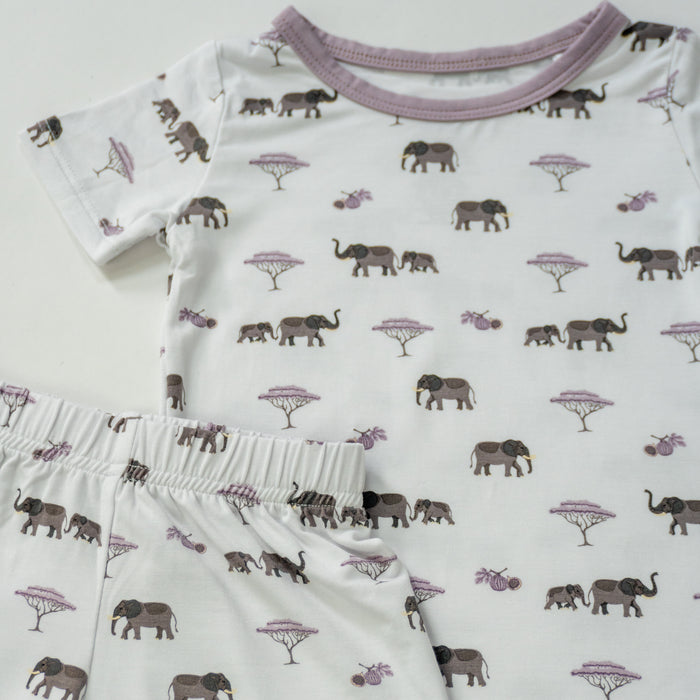 Elephant | Short Sleeve Pajamas