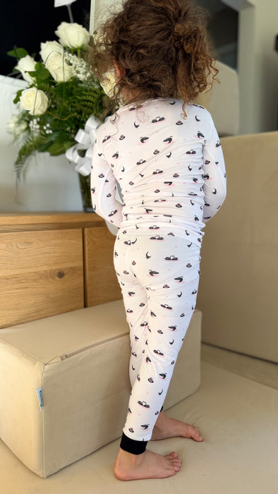 PRE-SALE: Swans | Long Sleeve Pajamas (ETA Late November)