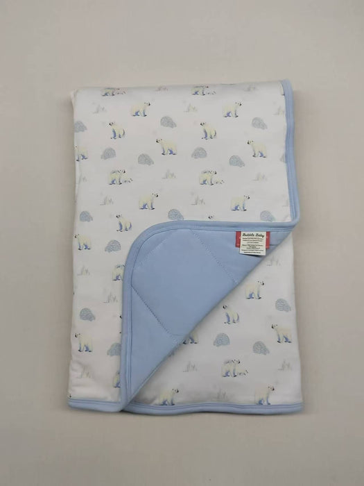 Polar Bear | Posy Quilted Blanket 35x35"