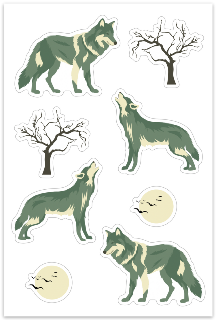 Wolf | Sticker Sheet