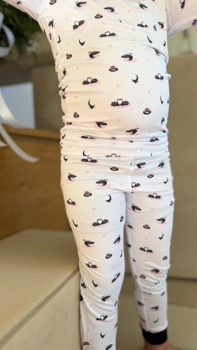 PRE-SALE: Swans | Long Sleeve Pajamas (ETA Late November)