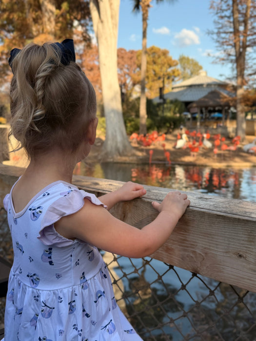 Sloths | Toddler Flutter Dress