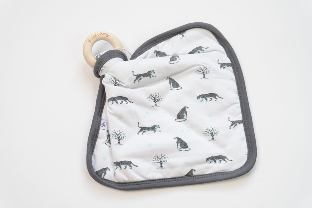 Snow Leopard | Sprig Quilted Lovey