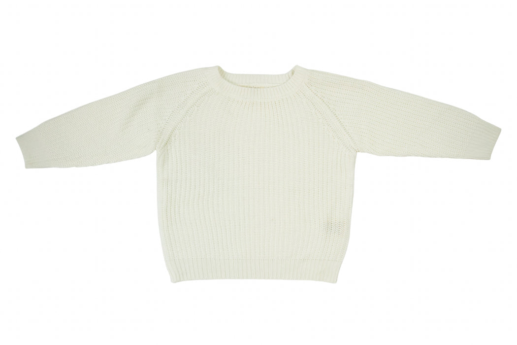 Ivory || Children’s Chunky Knit Sweater
