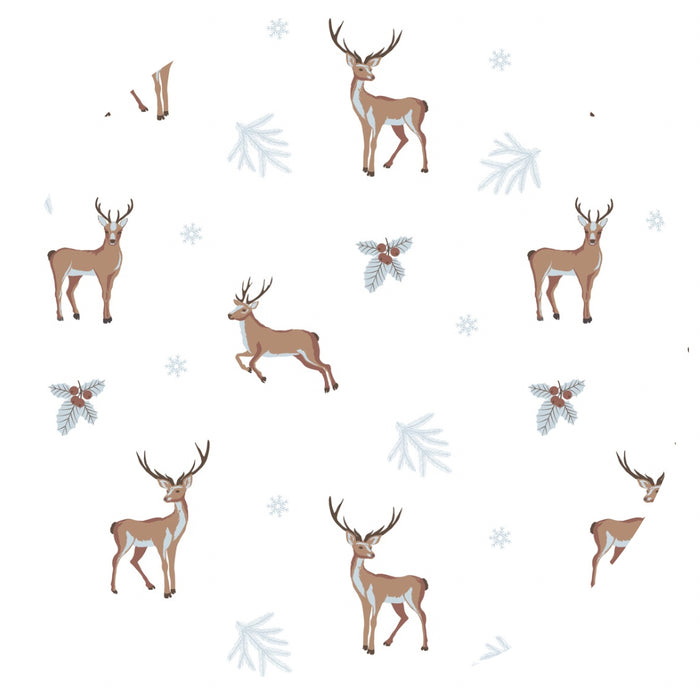 Reindeer | Posy Quilted Blanket 35x35"