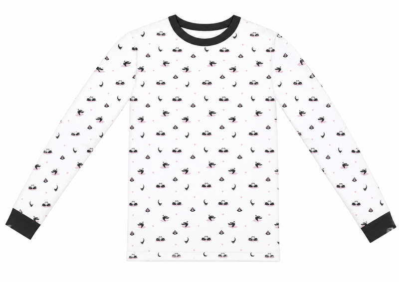 PRE-ORDER: Swans | Adult Long Sleeve Lounge Top