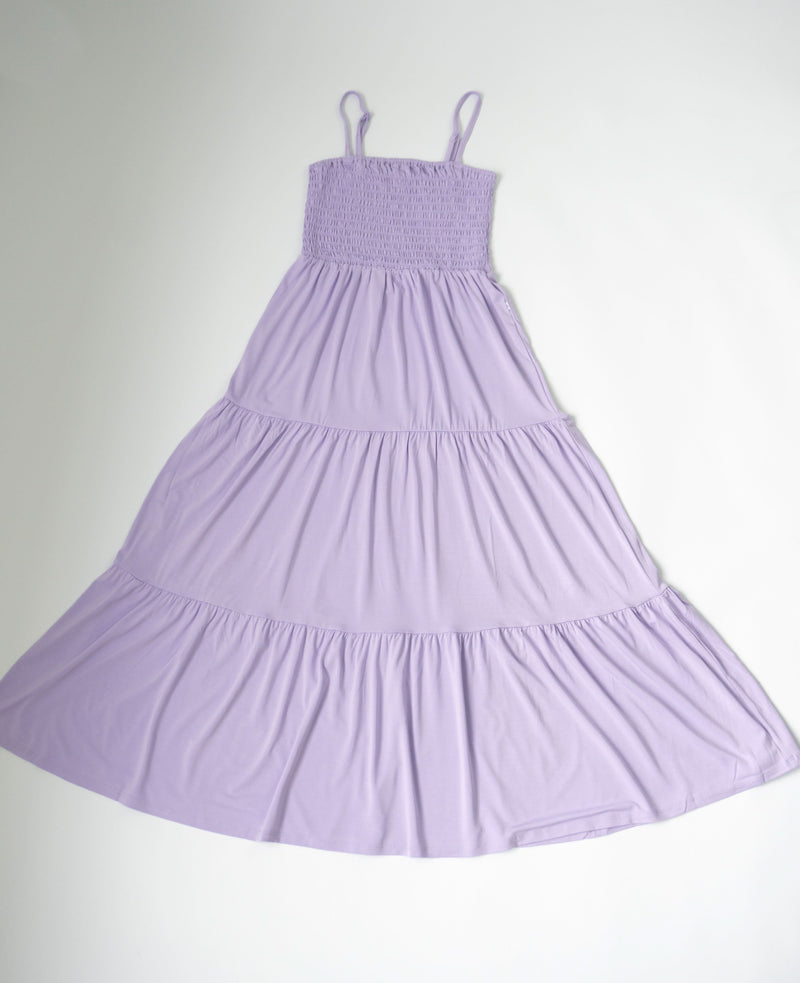 Lilac | Adult Smocked Dress