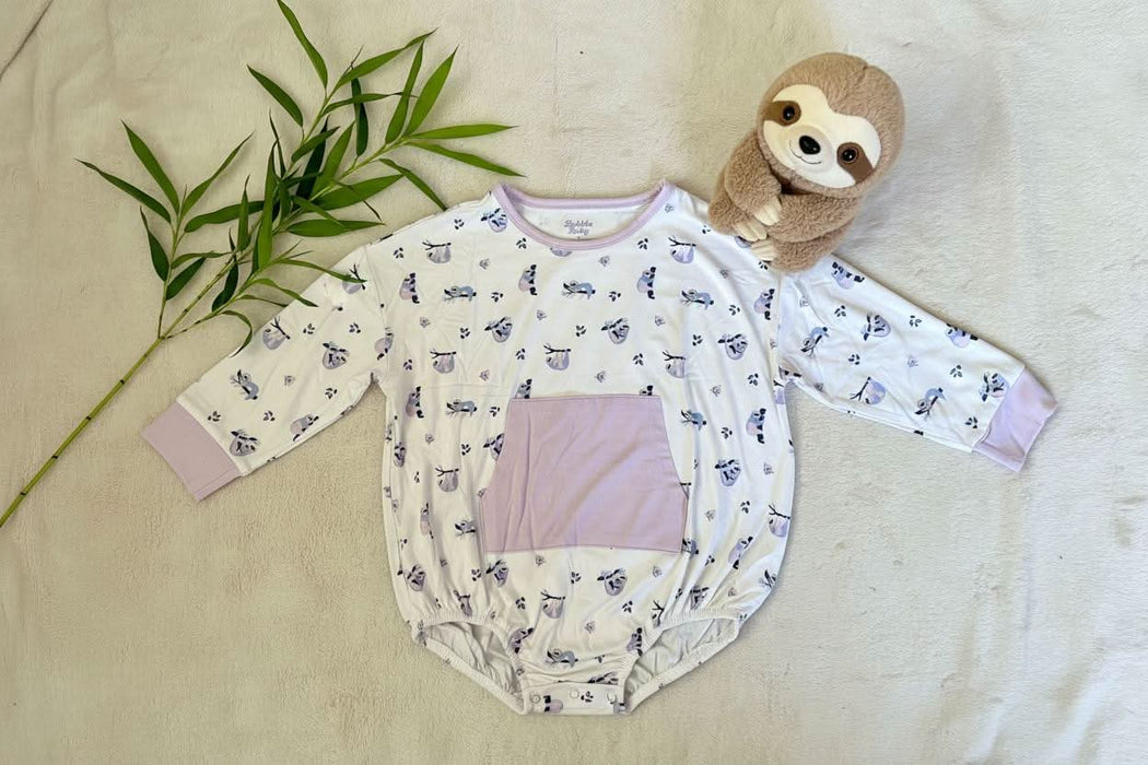 Sloths | Long Sleeve Bubble Romper