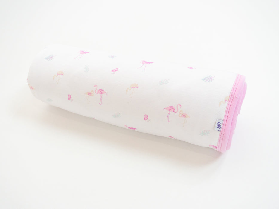 Flamingo | Floret Quilted Blanket 26"x35"