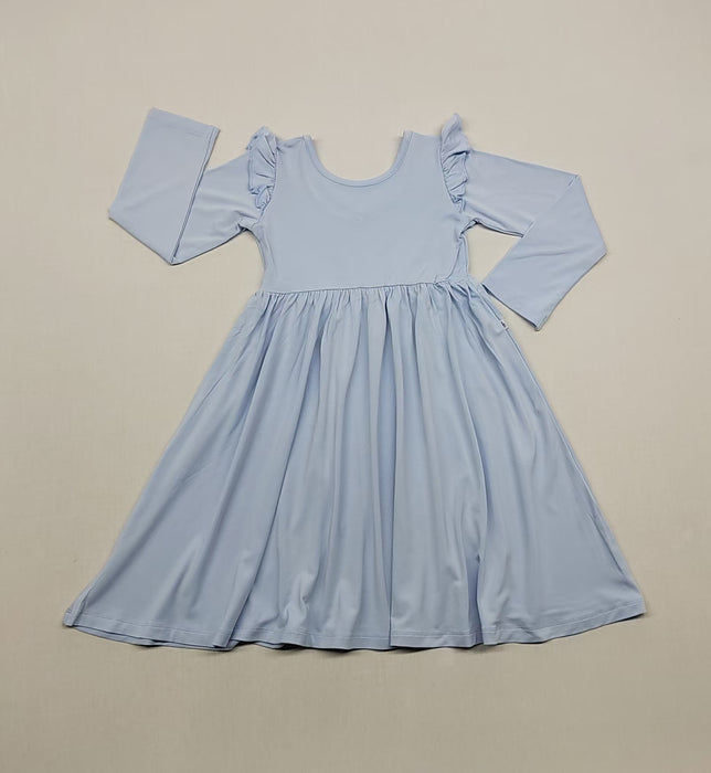 Jet | Long Sleeve Toddler Flutter Dress