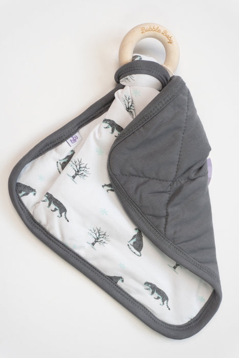 Snow Leopard | Sprig Quilted Lovey