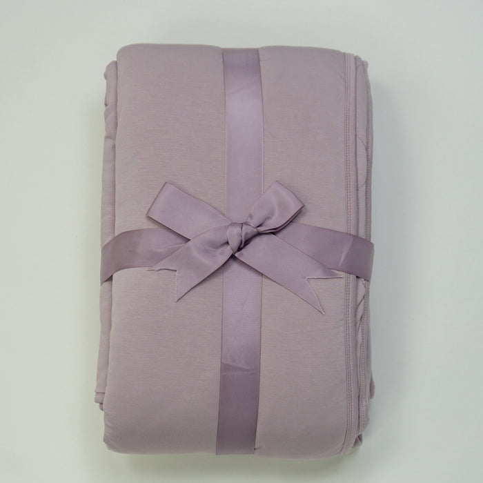Mauve | Blossom Quilted Blanket 85x65”
