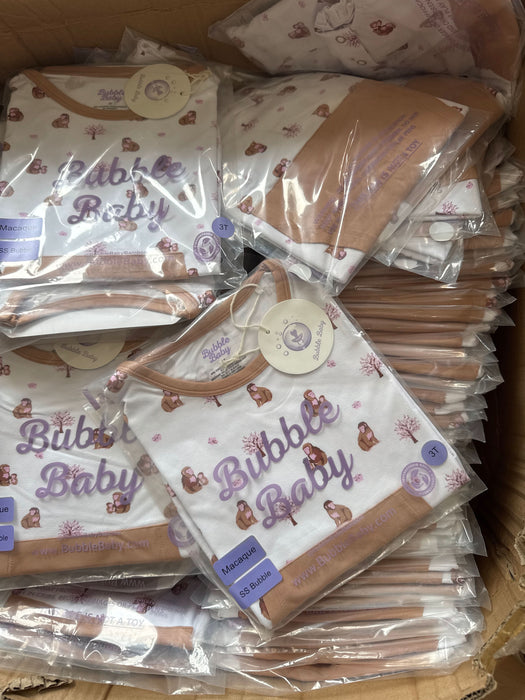 Macaque | Short Sleeve Bubble Romper