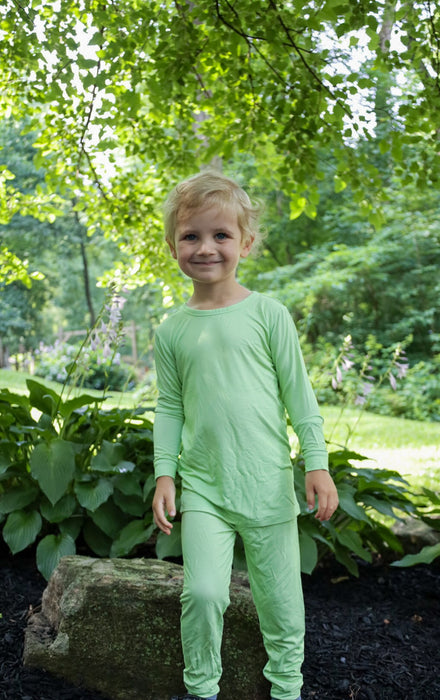Key Lime | Long Sleeve Pajamas