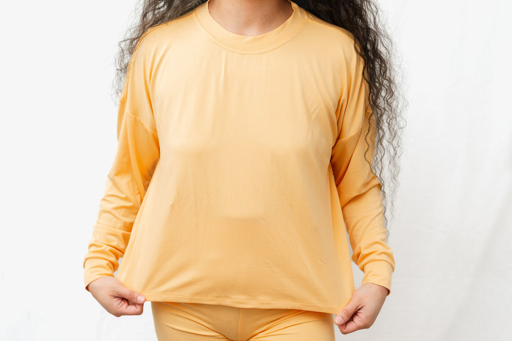 Papaya | Adult Long Sleeve Lounge Top