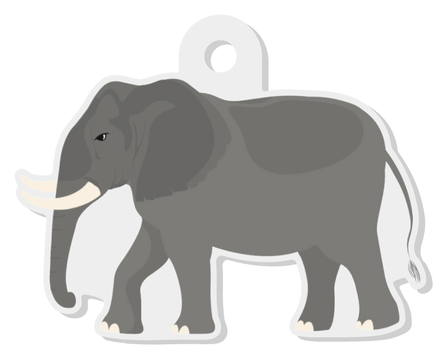 Elephant | Acrylic Keychain
