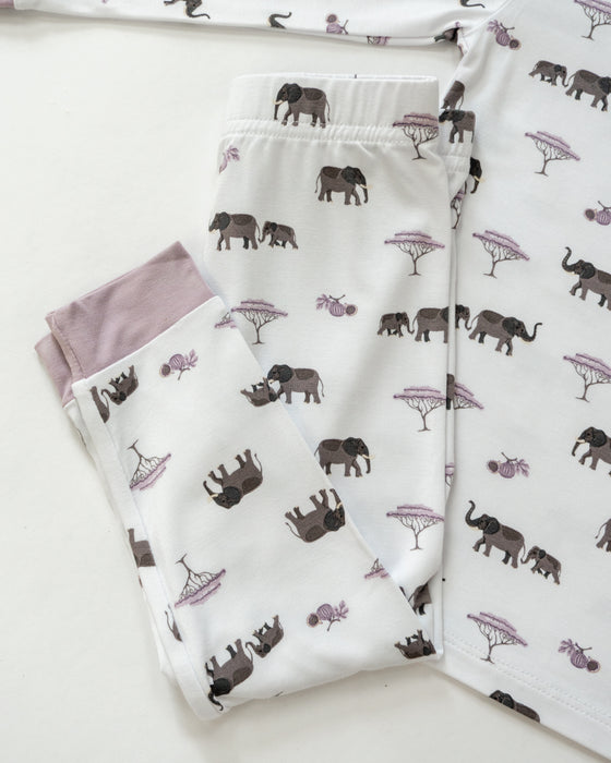 Elephant | Long Sleeve Pajamas