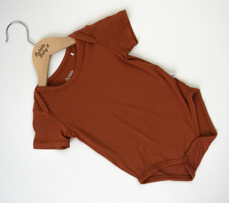 Pecan | Short Sleeve Bodysuit