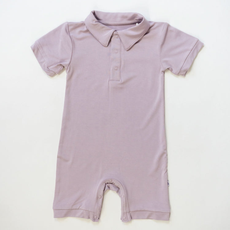 Mauve | Polo Romper