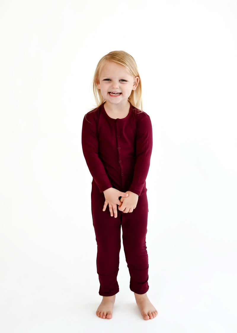 Mahogany | Snap Romper