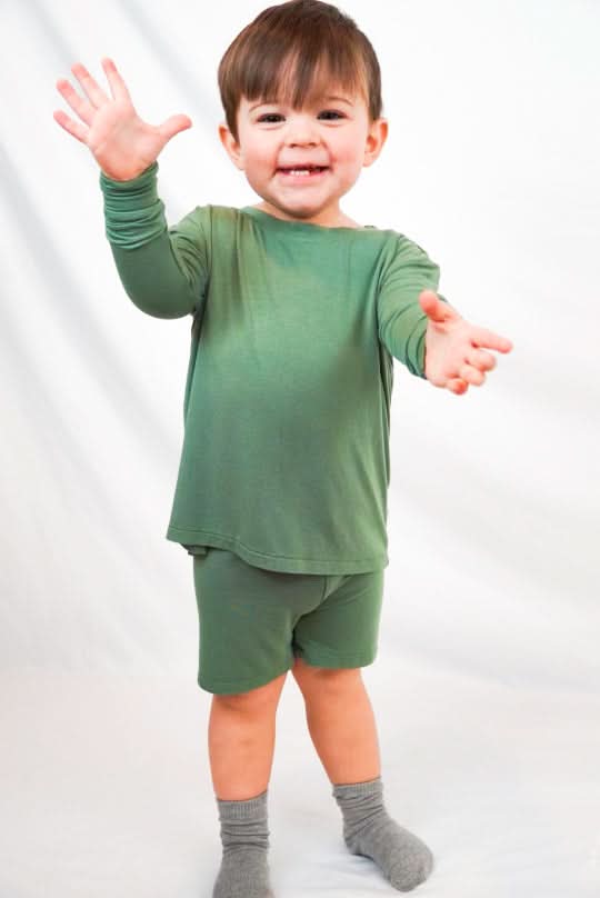 Juniper | Children's Long Sleeve Biker Short Set