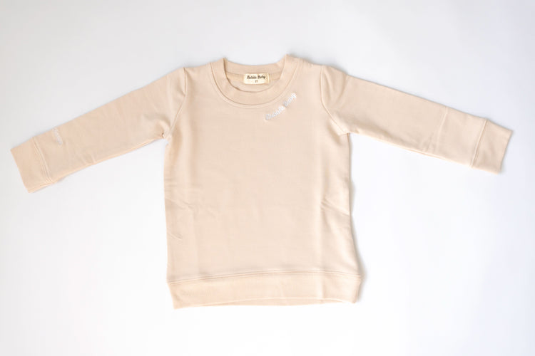 Almond || Children's Bamboo Terry Sweatshirt
