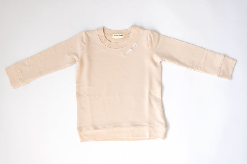 Almond || Children's Bamboo Terry Sweatshirt