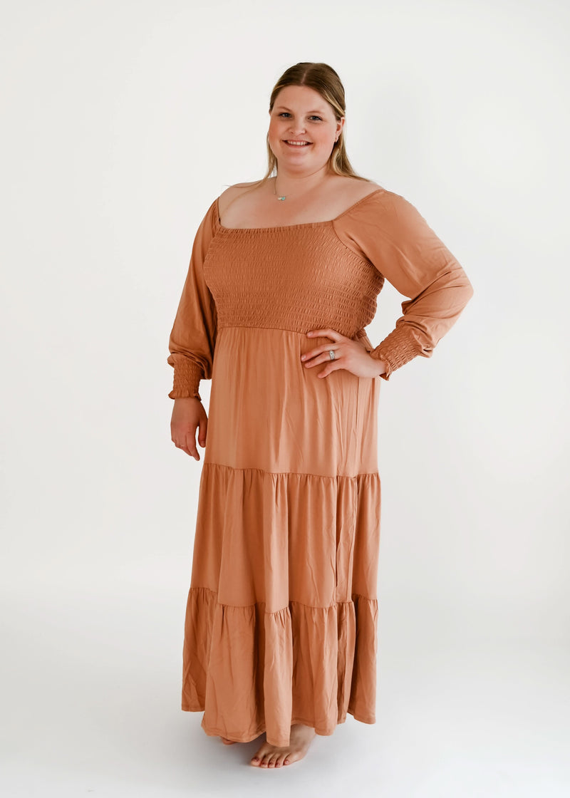 Beech | Adult Long Sleeve Smocked Dress