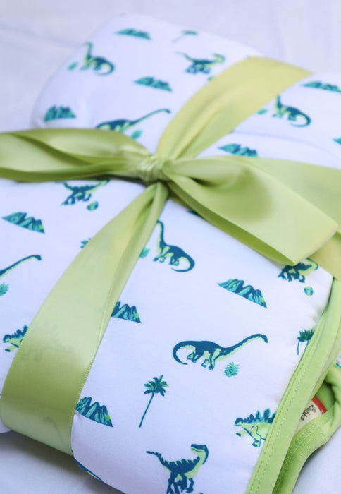Dinosaurs | Posy Quilted Baby Blanket 3.0