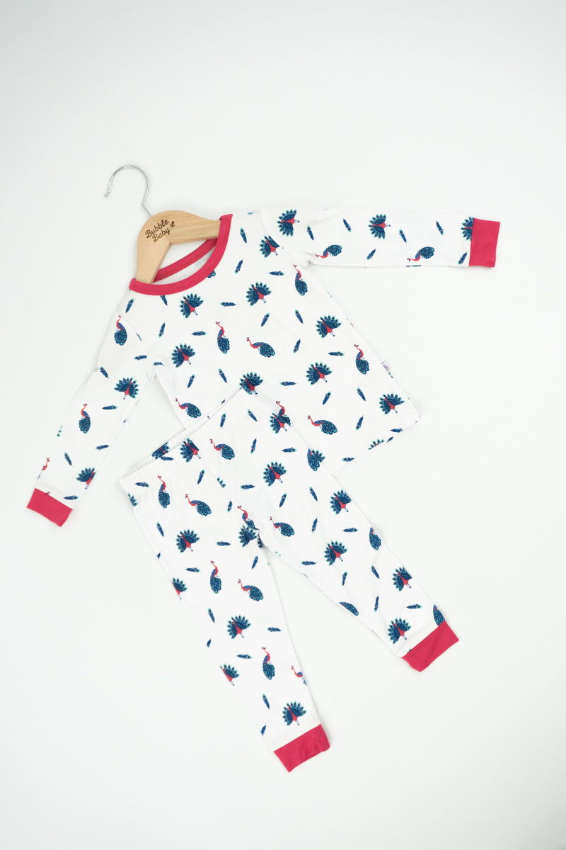 Peacock | Long Sleeve Pajamas